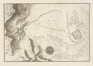 Ein geometrischer Plan der Ruinenstadt Palmyra, 1753 von Giovanni Battista 1712 86 after Borra