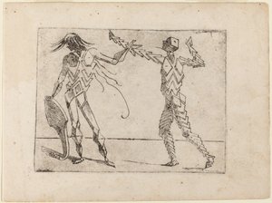 Aus "Bizzarie di varie Figure" von Giovanni Battista Bracelli