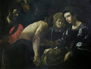 Salome mit dem Kopf von Johannes dem Täufer von Giovanni Battista Caracciolo