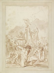Die Anbetung der bronzenen Schlange von Giovanni Battista Cipriani