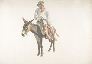 Bauer auf einem Esel, ca. 1783-87