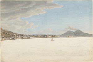 Die Bucht von Neapel mit den Bergen Vesuv und Somma von Giovanni Battista Lusieri