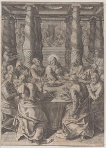 Das letzte Abendmahl von Giovanni Battista Mazza