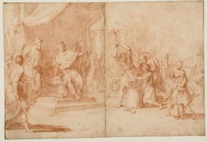 Das Martyrium der Heiligen Maris und Martha von Persien und ihrer Söhne von Giovanni Battista Mercati