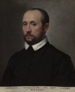 Porträt von Vincenzo Guarignoni, um 1572 von Giovanni Battista Moroni