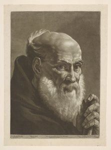 Bärtiger Mönch von Giovanni Battista Piazzetta