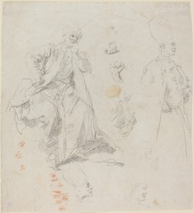 Kalif Aladin und seine Ratgeber von Giovanni Battista Piazzetta