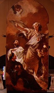 Schutzengel mit St. Antonius von Padua und St. Gaetano Thiene