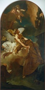 Die Ekstase des Hl. Franziskus, von Giovanni Battista Piazzetta (1682-1754)