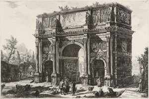 Ansicht des Konstantinsbogens von Giovanni Battista Piranesi