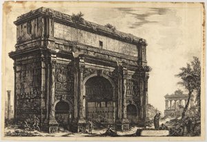 Septimius-Severus-Bogen von Giovanni Battista Piranesi