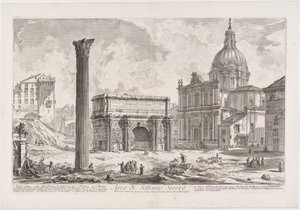 Bogen des Septimius Severus von Giovanni Battista Piranesi