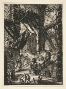 Carceri, VIII: Die Treppe mit Trophäen