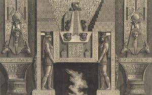 Kamin im ägyptischen Stil, 1769