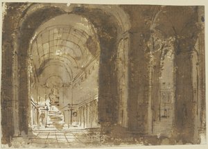 Kircheninneres von Giovanni Battista Piranesi