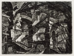 Der gotische Bogen (Blatt 14 in: Carceri d