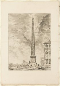 Ägyptischer Obelisk. Dieser wurde von Papst Sixtus V. auf der Piazza von St. Johannes im Lateran errichtet, aus Ansichten von Rom