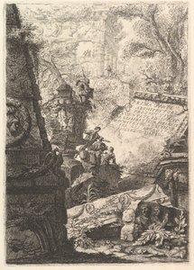 Frontispiz: Prima Parte di Architetture e Prospettive, Rom, ca. 1750