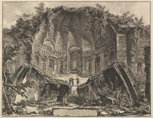 Hadrians Villa: Der Canopus Avanzi del Tempio Dio Canopo nella Villa Adriana in Tivo..., ca. 1769