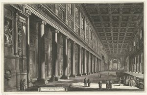 Innenansicht der Santa Maria Maggiore in Rom
