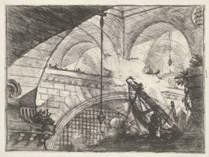 Kerker mit Hebevorrichtung von Giovanni Battista Piranesi