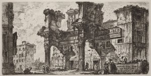 Teil des Nerva-Forums von Giovanni Battista Piranesi