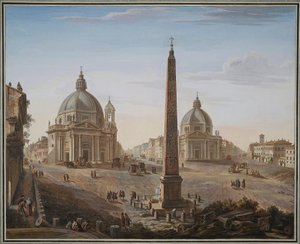 Piazza del Popolo, Rom von Giovanni Battista Piranesi