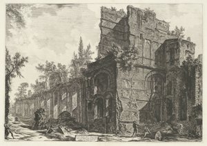 Pretorio in der Villa Adriana in Tivoli von Giovanni Battista Piranesi