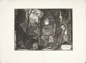 Ruine in der Villa Barberini von Giovanni Battista Piranesi