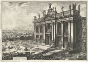 Sankt Johannes im Lateran in Rom von Giovanni Battista Piranesi