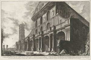 Sankt Paul vor den Mauern in Rom von Giovanni Battista Piranesi
