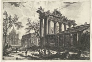 Tempel des Saturn in Rom