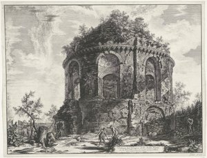 Tempio della Tosse bei Tivoli von Giovanni Battista Piranesi