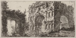 Tempel der Diana von Giovanni Battista Piranesi