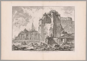 Tempel von Sol und Luna, aus Ansichten von Rom (Vedute di Roma) von Giovanni Battista Piranesi