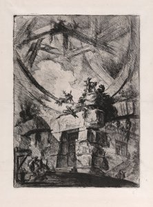Das Riesenrad, Platte 9 aus Carceri d von Giovanni Battista Piranesi