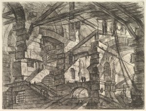 Der gotische Bogen, aus Carceri d