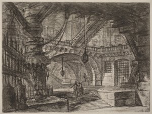 Der Pier mit Ketten von Giovanni Battista Piranesi