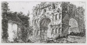 Der Tempel der Diana von Giovanni Battista Piranesi