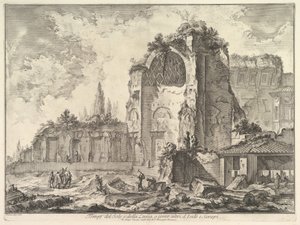 Der Tempel der Venus und Roma fälschlicherweise Tempel von Sol und Luna genannt von Giovanni Battista Piranesi