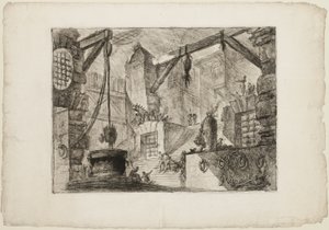 Der Brunnen, Platte 13 aus Imaginäre Gefängnisse