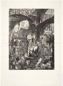 Der Mann auf der Folterbank von Giovanni Battista Piranesi