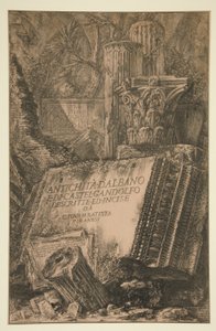 Titelseite: Antichità d
