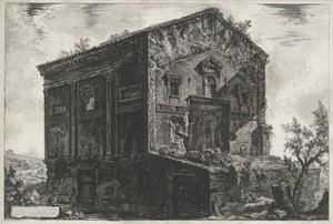 Grabmal von Aspasia Annia Regilla in Rom von Giovanni Battista Piranesi