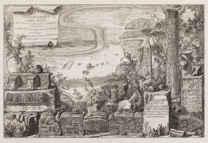 Blick über das Marsfeld von Giovanni Battista Piranesi
