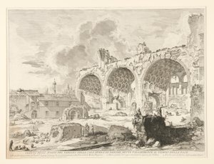 Ansicht der Überreste des Speisezimmers von Nero von Giovanni Battista Piranesi
