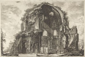 Ansicht des achteckigen Tempels der Minerva Medica von Giovanni Battista Piranesi