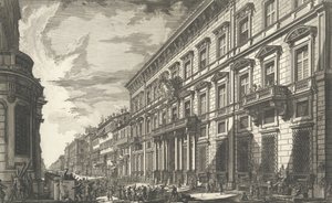 Ansicht entlang der Via del Corso des Palazzo dell