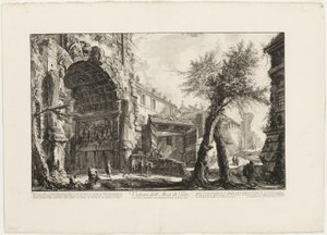 Ansicht des Titusbogens, aus Vedute di Roma (Ansichten von Rom)
