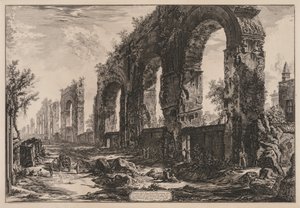 Ansichten von Rom: Das Aquädukt von Nero, 1775